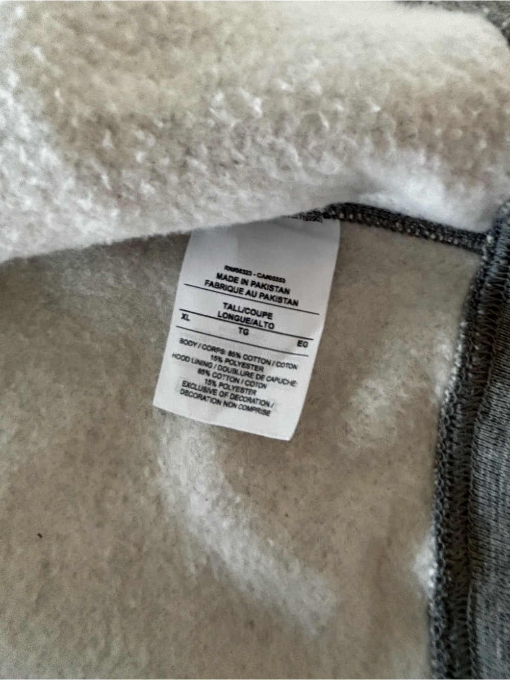 Men’s Nike Zip Hoodie Heavyweight Size Mens XL - Picture 5 of 6